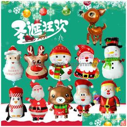 Balloon Merry Christmas Foil Balloons Santa Claus Xmas Party Decoration Aluminium Inflatable Balls For Kids Toys Festive Supplies 17 De Dhkmx