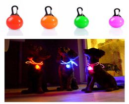 Pet Led Light Dog Cat Waterproof Dog Illuminated Collar Safety Night Walking Lights ID Tags Pet Dog Pendants Flashing Led Collar w8417424