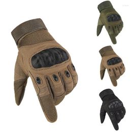 Cycling Gloves 1Pair Army Military Tactical Full Finger Fingerless Knuckles Protective