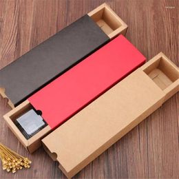 Gift Wrap 10Pcs/Lot Baked Food Packaging Moon Cake Biscuits Box Kraft Paper Party Wedding Birthday Boxes Chocolate Candy