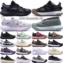 ACG Mountain Fly Low Trail Running Shoes Men Women GTX Designer Sea Glass USA Ironstone Clay Green Canyon Purple Ironstone Outdoor Sneakers Size 36-45