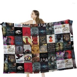 Blankets YA Young Adult Fantasy Books Throw Soft Velvet Blanket Camping Bedding Cold Cinema Or Travel