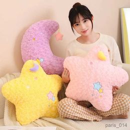 Stuffed Plush Animals Moon Plush Throw Toy Cute Stuffed Cartoon Plushies Soft Cushion Doll Anime Toy For Girls Birthday Present