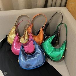 Evening Bags Fashion Alligator Pattern Shoulder For Women Small Handle Underarm Bag Clutch Luxury Pu Leather Female Handbag With Purse