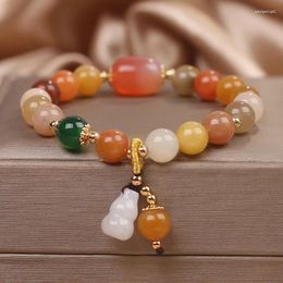 Strand INS Jinsi Jade Agate Crystal Bracelet