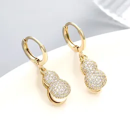 Dangle Earrings Pearl Rhinestone Golden Peanut Fashion Short Style Botanical Small Drop For Women 2023 Jewellery Earring Pendant