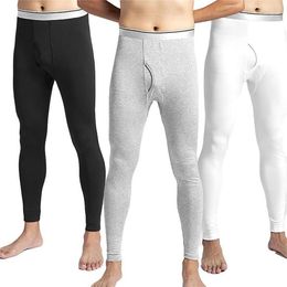 Men's Thermal Underwear Men Plus Velvet Warm Pants Autumn Long Johns Thermo Clothes Leggings Soft Mens Thermals For Winter1260p