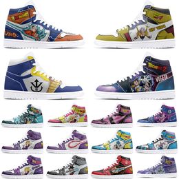 New Customized Shoes 1s DIY shoes Basketball Shoes damping males 1 females 1 Anime Customized Character Trend Versatile Outdoor Shoes