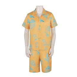 Movie Reality Cos Ken Kenny Yellow Short Sleeved Summer Beach Cosplay Role-playing Costume ny play tume
