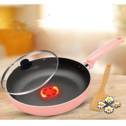 Pans 230602/Fire Red Frying Pan/non-stick Pan Fried Egg No Induction Cooker Universal 26cm