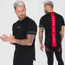 QNPQYX New Men Cotton Short Sleeve T-shirt Fitness Slim Patchwork Black Shirt Male Sports Tees Tops Summer Fashion Casual Clothing291m