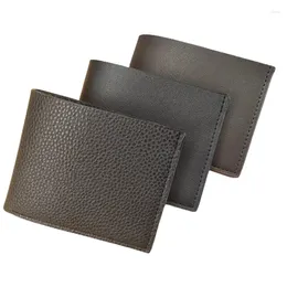 Card Holders Retro Men Leather Wallets Small Money Purses Thin Wallet Credit ID Holder Billfold Purse Clutch Business Slim