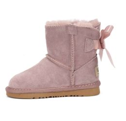 Kids Boots Kid Tasman Slippers Australia Children Snow Boot Winter Toddler Classic Ultra Mini Boys Booties Child Fur kid for Girls Baby with Bows ygcs