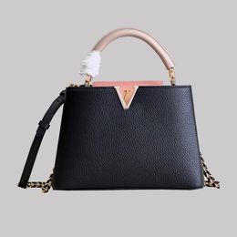 Designer Tote Bags Shoulder Bag Women Handbags Fashion Capucines Large Capacity Crocodile Skin Solid Classic Metal Real Leather 3 Gift QQ