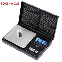 Household Scales 500g Jewellery Mini Stainless Steel Electronic Scale Digital Pocket Gold Gramme Balance Weight Portable 231026