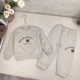 New baby Tracksuits autumn two-piece set for boy and girl Size 100-150 round neck sweater and pants Oct25