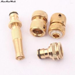 Watering Equipments 4PCS/Set High Pressure Gun Water Blast Copper Nozzle Car Washing Supplies Garden Micro Irrigation System