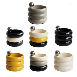 Storage Boxes Practical Solid Colour Large Capacity Multi-layer Necklaces Earrings Rings