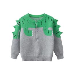 Jackets 1-9T Toddler Kid Baby Boys Clothes Boy Sweater Cardigan Knit Top Knitwear Coat Long Sleeve Children Sweater Outfit 231025