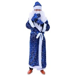 Christmas Costume Cosplay CostumeAdult Male Santa Claus Cosplay Performance Clothes Street With Christmas Hat Stage Performance Clothes Company Activities