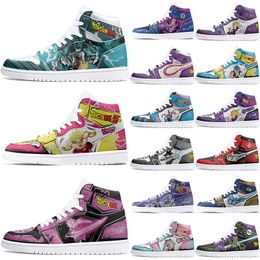 New Customised Shoes 1s DIY shoes Basketball Shoes damping male 1women 1 Anime Character Customised Personalised Trend Versatile Outdoor Shoes