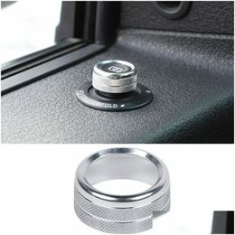 Other Interior Accessories Aluminum Alloy Release Mirrors Switch Knob Ring Trim Sier For Ford F150 Raptor 2009-2014 Interior Accessori Dhkx5