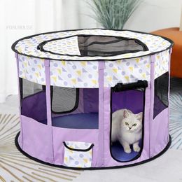 Cat Carriers Portable Outdoor Cage Large Size Foldable Delivery Housse Villa Home Indoor Living Room Balcony Luxury Nest