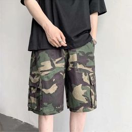 Men's Shorts American Retro Camouflage Work Loose Summer Thin Oversize Fashionable Casual