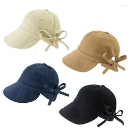 Berets Sweet Solid Colour Bucket Hat Summer Spring Foldable Fisherman Cap Cycling Camping Sunproof Supplies For Girlfriend