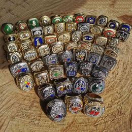Drop Christmas Gift Football Championship Ring Set Men's Jewelry248L