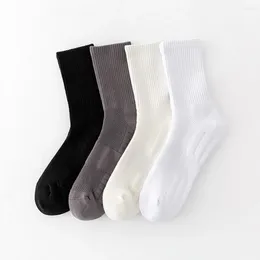 Men's Socks Solid Thick Cotton Men Bottom Terry Long Thicken Sport Breathable High Quality Calcetines Hombre Medias