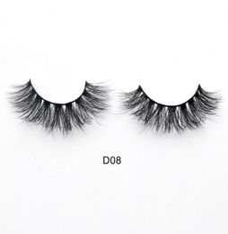 Eyelashes Logo 3D Mink Lashes High Volume Handmade Mink False Eyelashes Thick Full Strip Lashes Cruelty Cilios D084607204