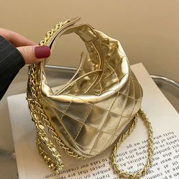 Evening Bags Chain Mini Crossbody Bags for Women Fashion Ladies Shopping Lattice Shoulder Bag Casual Travel Small Handbags Female 231026