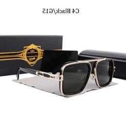 2023 Men Vintage Pilot Sunglasses Square Women's Sun Glasses Fashion Designer Shades Golden Frame Uv400 Gradient Lxn-Evo DitaVX98
