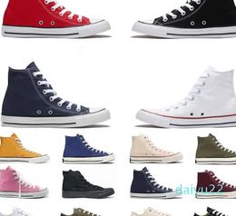 all star Luxury brand Designer Classic casual shoes men women canvas shoe all star platform sneaker low high black white red navy blue men sport trainers