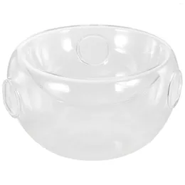 Bowls Transparent Bowl Salad Wedding Decoration Ice Serving Dish High Borosilicate Glass Case