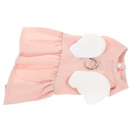Dog Carrier Skirt Puppy Dress Angel Design Summer Reusable Pet Clothes Portable Washable Decorative Cat Apparel