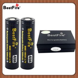 Original BestFire New BMR 18650 Lithium Battery Rechargeable Battery 3500mAh 40A 3.7V Power Battery