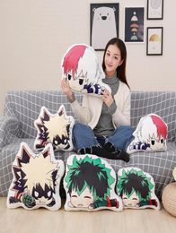 Pillow Anime My Hero Academia Shaped Midoriya Izuku Bakugou Katsuki Todoroki Shouto Manga Cushion Stuffed Plush Doll Toys GiftPill4796146