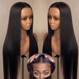 Lace Wigs Glueless Wig Human Hair Ready To Wear Bone Straight 13x4 Pre Plucked Frontal 4x4 Closure 231025