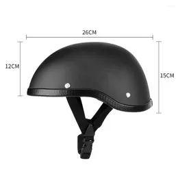 Motorcycle Helmets Breathable Nylon Webbing Quick Release Buckle Matte Black Helmet Safe For Mountain Bike