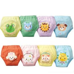 Cloth Diapers Adult Diapers Nappies 4pcs/lot Waterproof Baby Cloth Diapers Toilet Training Boy Shorts Girl Underwear Nappies #004 231024