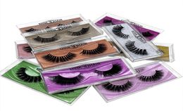 Mink Lashes 3D Mink Eyelashes 100 Cruelty Natural Lashes Handmade Reusable Natural Eyelashes Popular False Eeye Lashes Makeup 10 9769100