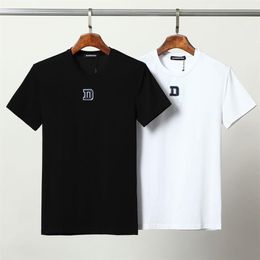 DSQ PHANTOM TURTLE Mens Designer T shirt Italian Milan Fashion Logo Print T-shirt Summer Black White T-shirt Hip Hop Streetwear 10301n