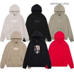 2023 Designer Hoodie Kith Box Embroidered Oversize Pullovers Godfather Print Matching Fleece Loose Fitting Men's Casual High Quality Hoodie G070