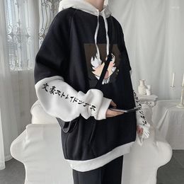 Men's Hoodies Harajuku Anime Bungo Stray Dogs Bungou Kawaii Osamu Dazai Cartoon Men Women Long Sleeve Winter Sweatshirts