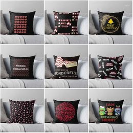 Pillow Merry Christmas Decorative Home Case Covers Autumn 45X45cm Nordic Modern Living Room Sofa House Bed 50 60