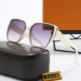 Fashion Classic Designer Sunglasses For Men Women Sunglasses Luxury Polarized Pilot Oversized Sun Glasses UV400 Eyewear PC Frame Polaroid Lens S5569