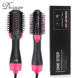 Curling Irons 1000W Hair Dryer Air Brush Styler and Volumizer Straightener Curler Comb Roller One Step Electric Ion Blow 231025