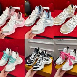 Designer women archlight casual shoes platform leisure popular sneakers breathable arch fit footwear fashion luxury trainers denim canvas thick sole 2023 new